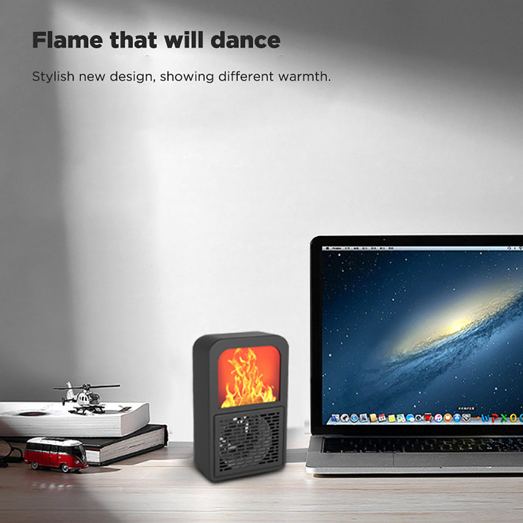 Mini Electric Warmer With 3d Flame
