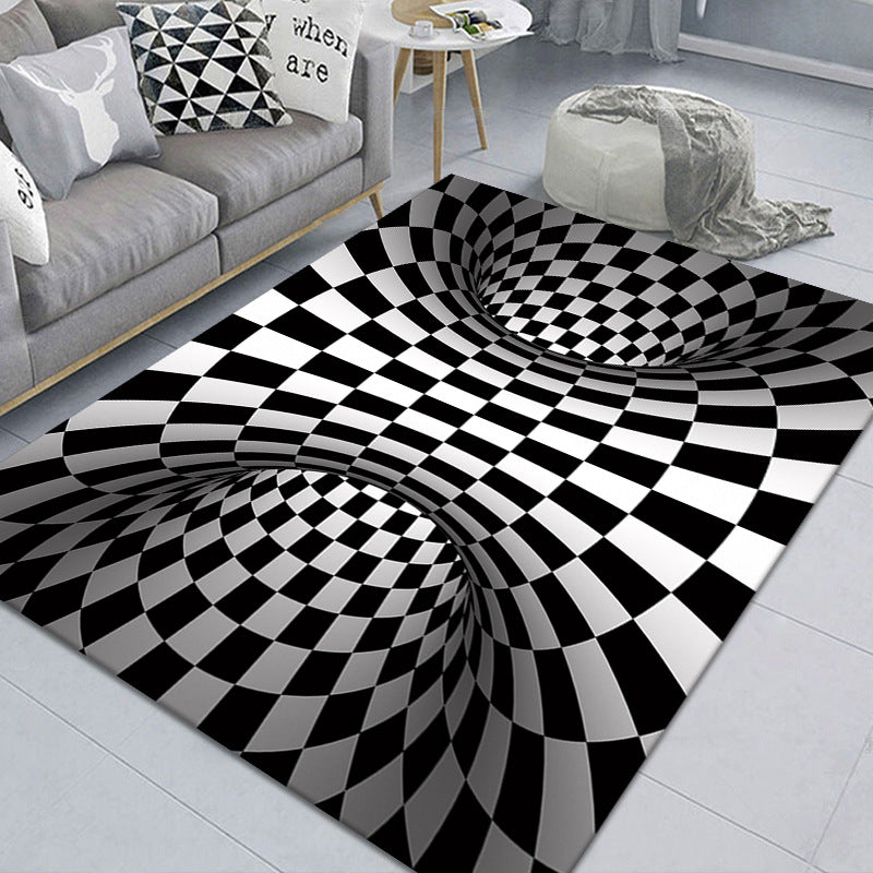 3D Vortex Illusion Carpet