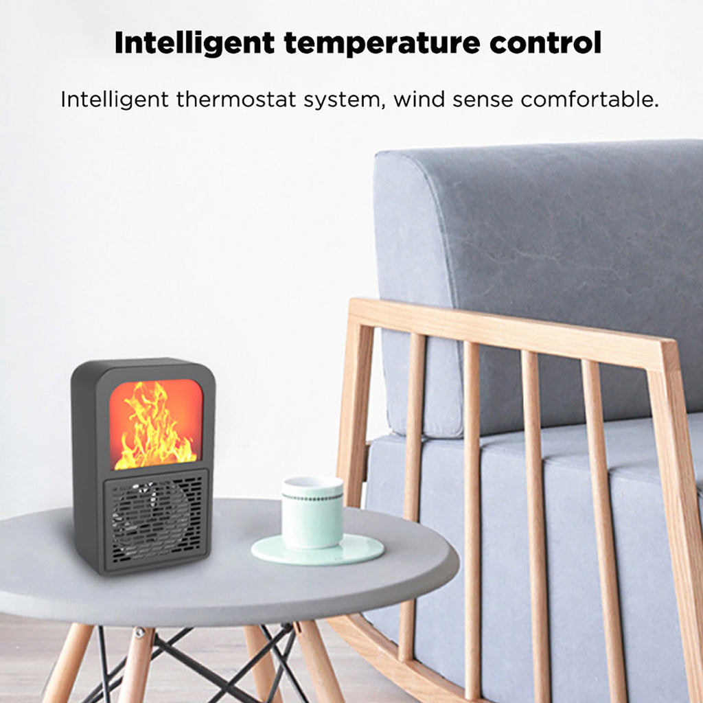 Mini Electric Warmer With 3d Flame