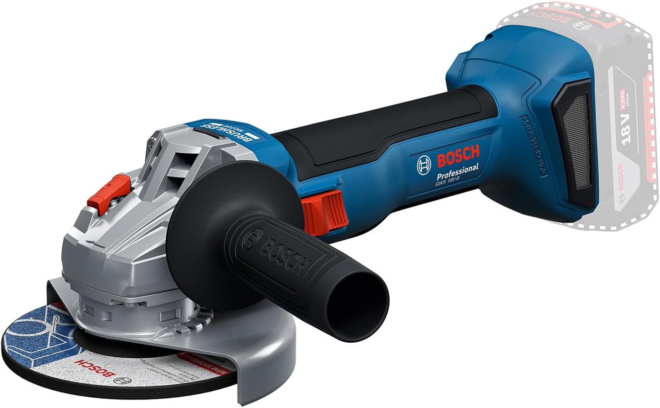 Bosch Professional 18V System Akku-Winkelschleifer GWS 18V-8 (Scheibendurchmesser 125 mm)