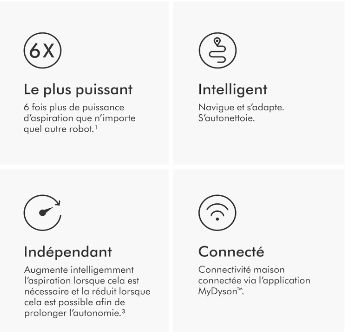 Dyson 360 Vis NAV Robotstofzuiger – Blauw/Nikkel